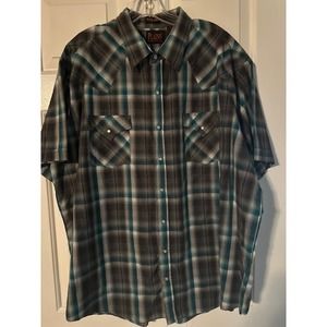 Men's Pearl Snap Western Shirt by Plains